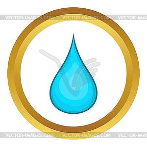 Water drop icon - vector clipart