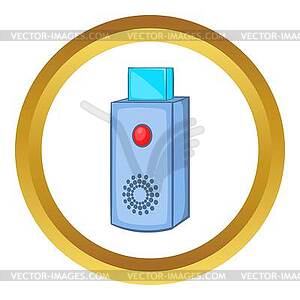 USB flash drive icon - vector clipart