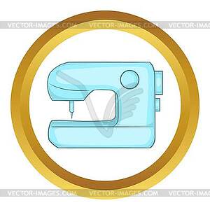 Sewing machine icon - vector clip art