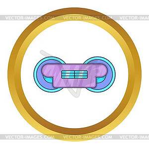 Train wheels icon - vector clip art