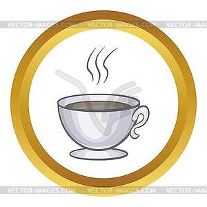 Cup of coffee icon - vector clipart