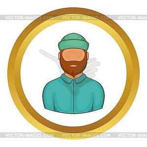 Lumberjack icon - vector image