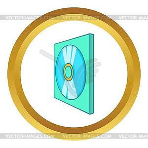 Game disk icon - vector clipart