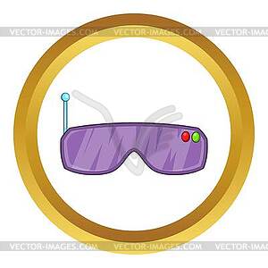 VR goggles icon - vector clipart