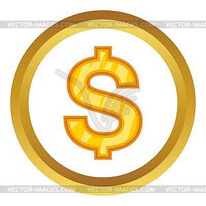 US Dollar icon - vector image