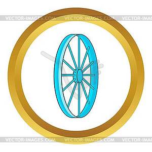 Значок символа велосипедного колеса - клипарт в векторном формате