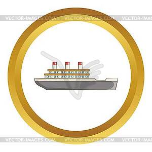 Ship icon - vector clip art