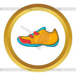 Sneakers for tennis icon - royalty-free vector clipart