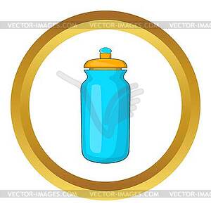 Flask for water icon - vector clip art