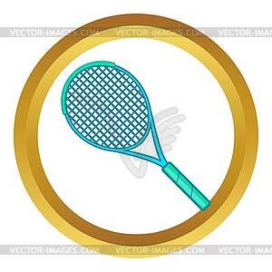 Tennis racket icon - vector clipart