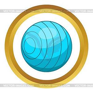 Beach ball icon - vector clip art