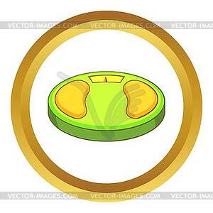 Scales icon - royalty-free vector image