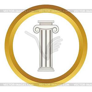 Column icon - vector image