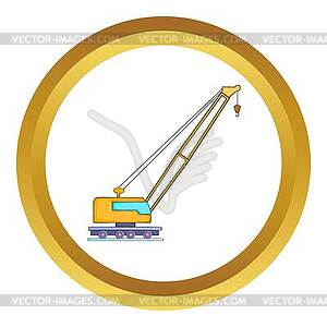 High crane icon - vector EPS clipart