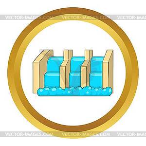 Power station icon - vector image