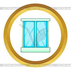 Window icon - vector image