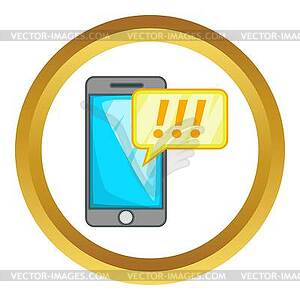 Mobile phone icon - vector image