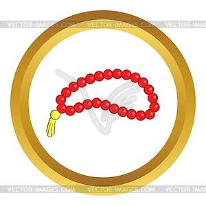 Beads icon - vector clipart