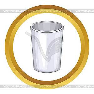 Glass icon - vector image