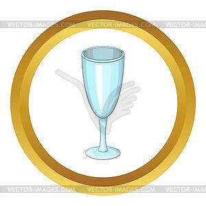 Wine glass icon - vector clipart