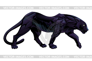 Black panther - vector image