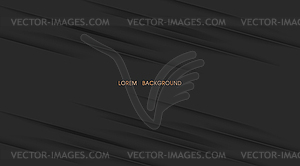 Black abstract background - color vector clipart