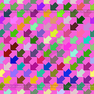 Abstract colorful geometric seamless pattern - vector image