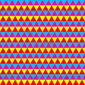 Abstract colorful geometric seamless pattern - color vector clipart