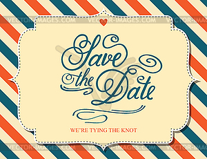 Save Date - vector clip art