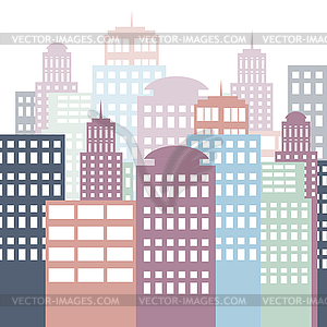 City architecture - vector clipart