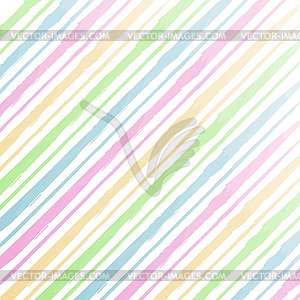 Watercolor stripes background - vector clipart