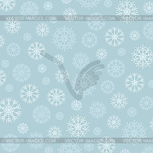 Gorgeous snowflakes background - vector image