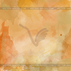 Beautiful hand painted watercolor background - vector image