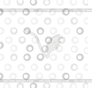 White background with circles - vector clipart