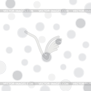 White background with circles - vector image