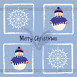 Christmas card - vector clip art