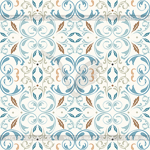 Oriental pattern with arabesques elements - vector clip art