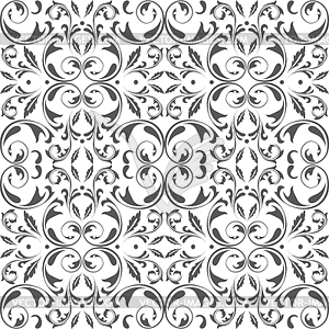 Oriental pattern with arabesques elements - vector image