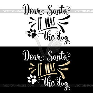 Funny Christmas quote - vector clipart