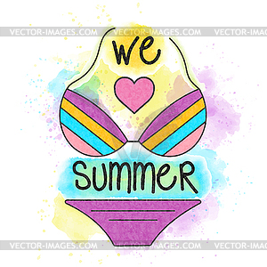 Summer 60 - vector clipart