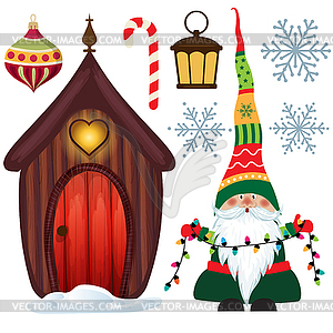 Cute Christmas collection - vector image