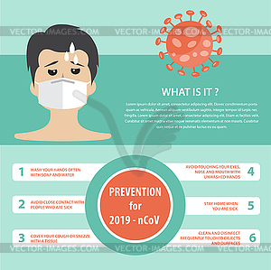 Infographic elements of new coronavirus. Covid-19 - vector clipart