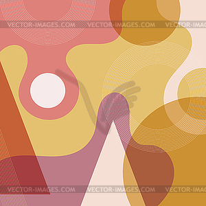 Geometric abstract background - vector clipart / vector image