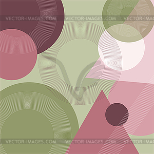 Geometric abstract background - vector clip art