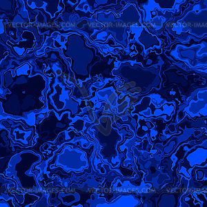 Creative blue abstract marble effect texture - vector image