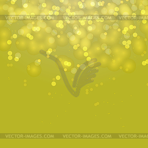 Beautiful green bokeh abstract background - vector image