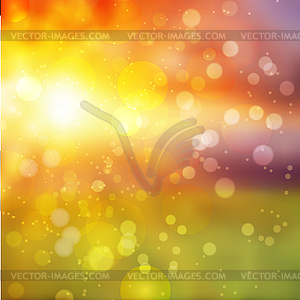 Amazing bokeh abstract background - vector image