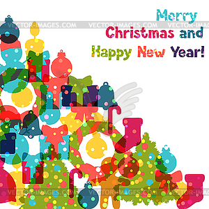merry christmas and happy new year invitation card vector clip art - Merry Christmas And Happy New Year Clip Art merry christmas and happy new year invitation card vector clip art - Merry Christmas And Happy New Year Clip Art