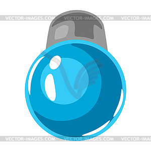 Light bulb. Merry Christmas and Happy New Year - vector image