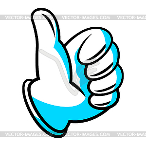 Comic hand class sign. Cartoon pop art creative - vector image